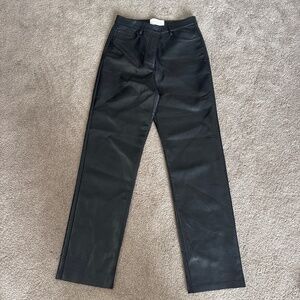Aritzia Melina leather pants